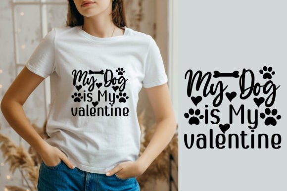 Download About My Dog is My Valentine SVG Design - Premium Resources