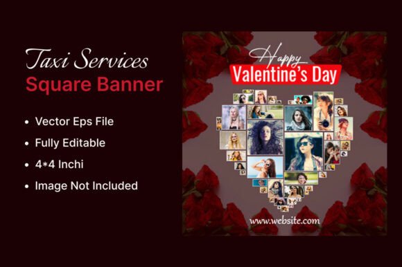 Download Romantic Love Post Vector Template - Vector Collection