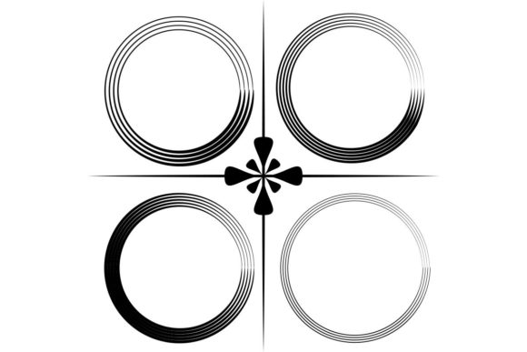 Download Round Vector Greeting Card and Invititon - Vector Collection