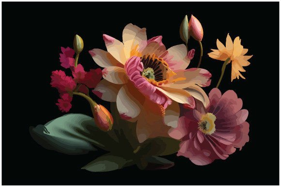 Download Vector Greeting Flower - Vector Collection