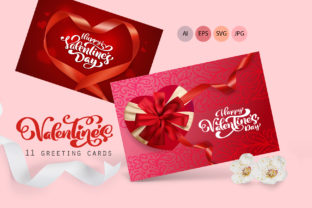 Download Valentine Vector Greeting Cards - Vector Collection